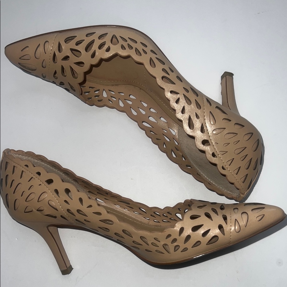Women's Charles By Charles David Tan Cutout Heels 6.5